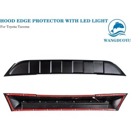 Hood Shield with LED Lights for Toyota Tacoma 2016-2023 (Matt Black)