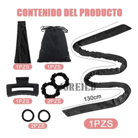 Kit 8pzs Ondas Rizos Sin Calor,rulos Sin Daños Para Cabello