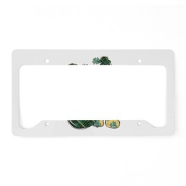 CafePress Gnome Luck St Patrick's Day Aluminum License Plate Frame, License Tag Holder
