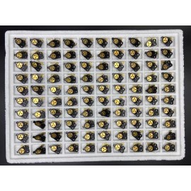 Unbranded Lot of 25 Pcs #2 Pressure Gauge Movement Bourdon Helix Tube Gear w/Spiral Spring