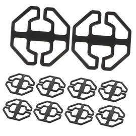 GLEAVI 30pcs Seat Cover Plum Plate Plastic Automotive Seat Cover Locking Clip Replacement Card Fixed Fastener Buckle Accessories Black