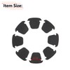 RLB-HILON 8PCS Cup Holder Insert Rubber Compatible with Chevy Silverado