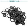 ACROPIX Car D-Ring Anchor Auto Trunk Black 20pcs