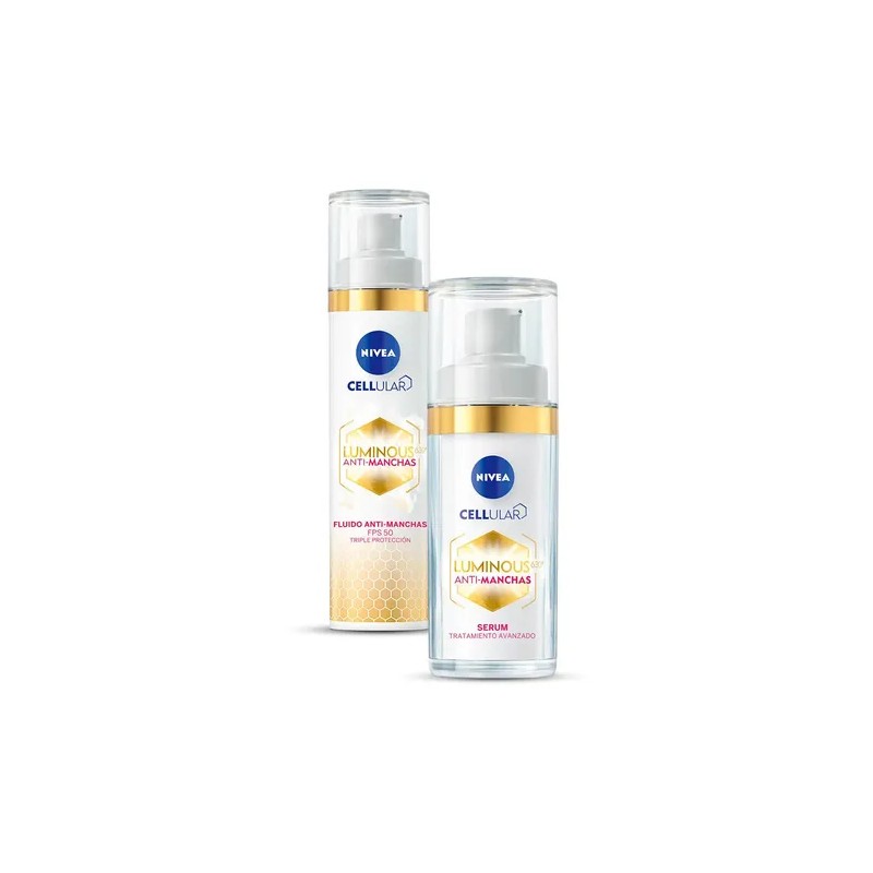 Set De Nivea Fps 50 Serum Antimanchas Luminous