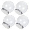 WOONEKY Unique Christmas Ball Set 4pcs Empty Snow Globes for