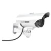 Fake Surveillance Camera Solar Powered Simulation Monitor with LED Flashing