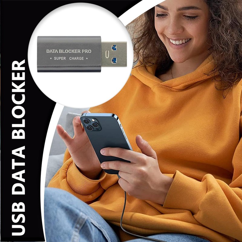USB Blocker | Long-Lasting USB C Data Blocker | Safe
