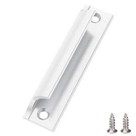 Outdoor Balcony Door Handle, Balcony Door Handle, Exterior Patio Door Handle, for Windows, Cabinets and Drawers, Versatile Secure Handle Set with Screws, Furniture Fittings