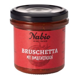 Nabio Bruschetta Tomato Spread, Organic Bread Spread, Vegan, Pack of 3 (3 x 120 g)