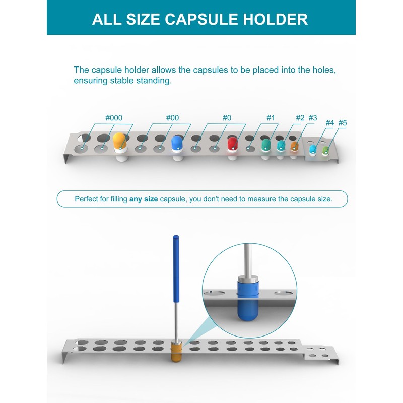 Capsule Filling Filler Machine Kit-Tray : Pill Filler Tray Tools