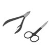 18 Pcs Manicure Set Portable Eyebrow Trimmer Dead Skin Pliers