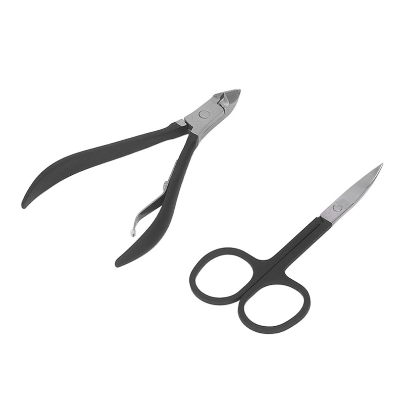 18 Pcs Manicure Set Portable Eyebrow Trimmer Dead Skin Pliers