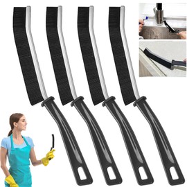 4PCS Crevice Cleaning Brush, Hard Bristle Crevice Cleaning Tool, Multifunctional Gap Cleaning Brush, Grout Lines Cleaning Brush, Thin Cleaning Brush for Tight Spaces, Tracks, Sinks, Bathroom, Kitchen