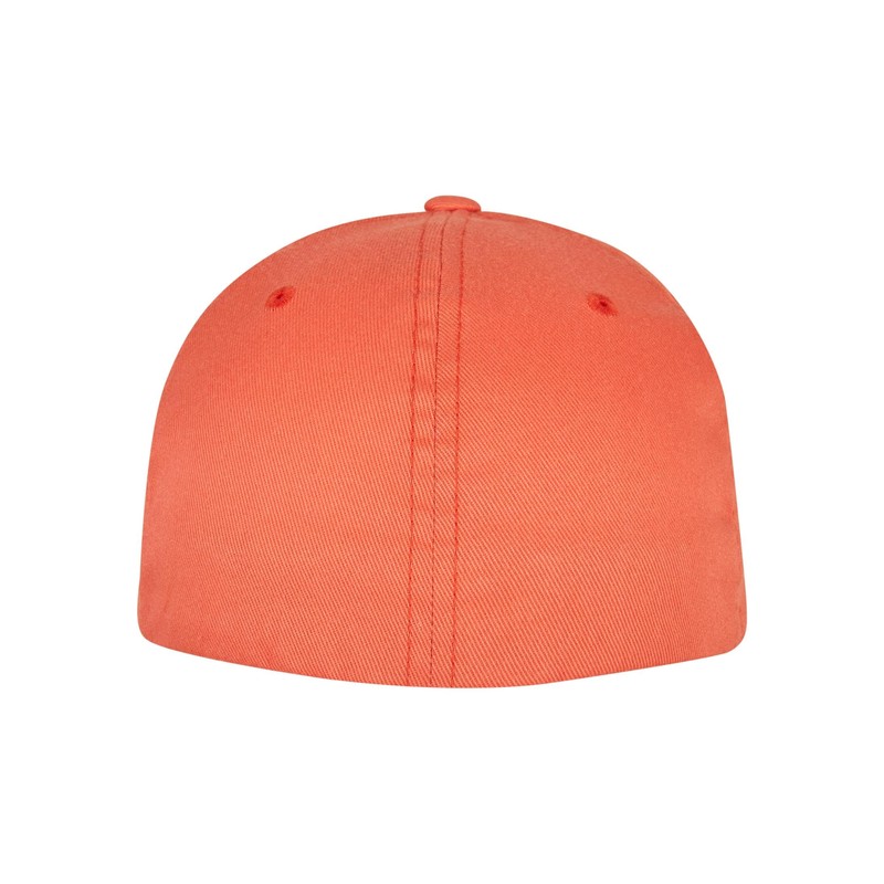 Flexfit Unisex Wooly Combed Baseball Cap, orange