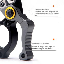 Fishing Braid Cutter | Fishing Braid Rope Scissors - Portable Fishing Scissors, Metal Precision Fishing Rope Cutters with Non-Slip Grip