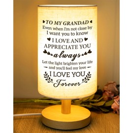 PRSTENLY Grandad Gifts, Grandad Birthday Gifts for Men Table Lamp Gifts Ideas for Grandad Fathers Day, Grandad Gifts from Grandchildren, Retirement for Grandad Present from Granddaughter