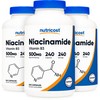 Nutricost Niacinamide (Vitamin B3) 500mg, 240 Capsules (3 Bottles)