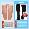 wanchel Plus Compression Socks Wide Calf for Women and Men,