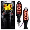 carleef 2PCS Motorcycle Turn Signals LED,Cool Flowing Motorcycle Blinkers Indicators,Universal