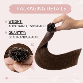 Utip human hair extensions, 1 g