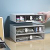 Marbrasse Desk Organizer with 6 Drawers, 3 Tier Stackable Storage
