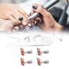 2 Pairs Carbon Brush Wrench Set Nail Drill Handpiece Accessory