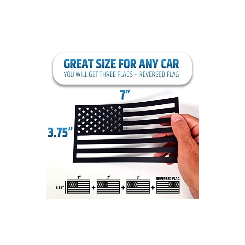 Premium American Flag Magnets for Trucks and Cars (3 Pack)