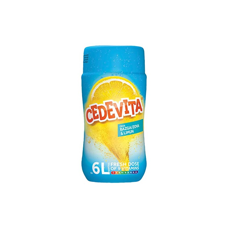 Cedevita Instant Powder Vitamin Drinks (Elderberry Lemon, 455 g)