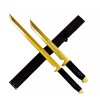 Tactical Master 2 PCS Full Tang Ninja Machete Zombie Tactical