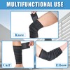 Zuscot 2 Pcs Hamstring Compression Wraps, Adjustable Versatile Compression Bandages