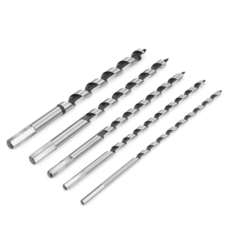 5Pcs/set Hexagon Handle Carbon Steel Wood Fast Cut Auger Drill