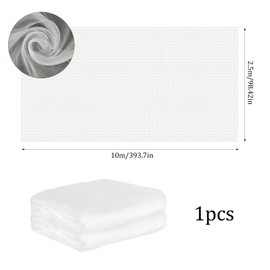 Vaskula 2.5x10m Gemüsenetz Insektenschutznetz Aus PE für Insektenschutznetz Gemüseschutznetz für Pflanzen Gemüsegarten Obstgarten Schutz Vor Insekten (Weißes Feinnetz)