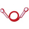 60/120/150cm Outdoor Survival Climbing Safety Rope with Ring Bearing(Red 150cm)