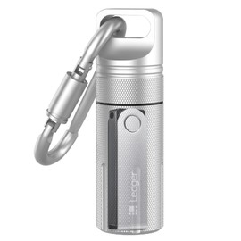 Hardware Crypto Wallet Protective Case Compatible with Ledger Nano X/Nano S/Nano S Plus,Yubikey 2FA Security Key,USB Flash Drive Case (Silver)