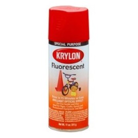DUP3101 Krylon Fluorescent Paints Red-Orange 11 oz. Aerosol