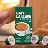 Cafe La Llave Decaf Latin Style Espresso Pods, Dark Roast,