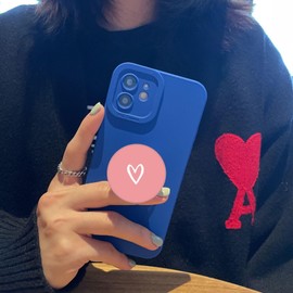 Junddla Multi-Function Cell Phone Stand, Pink White Heart Black Expanding Stand Grip for Smartphones and Tablets (6 Pack), PENGY-63