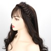 GLEDOLA Wide Messy Braided Headband with Teeth Synthetic Hair Plaited