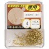 Gamakatsu Single Hook Improved Yarazu Gold The Box 6 No. 100 Gold
