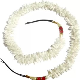 Women's Artificial White Gajra, Mogra Floral Hair Accessories with Silver Pearls