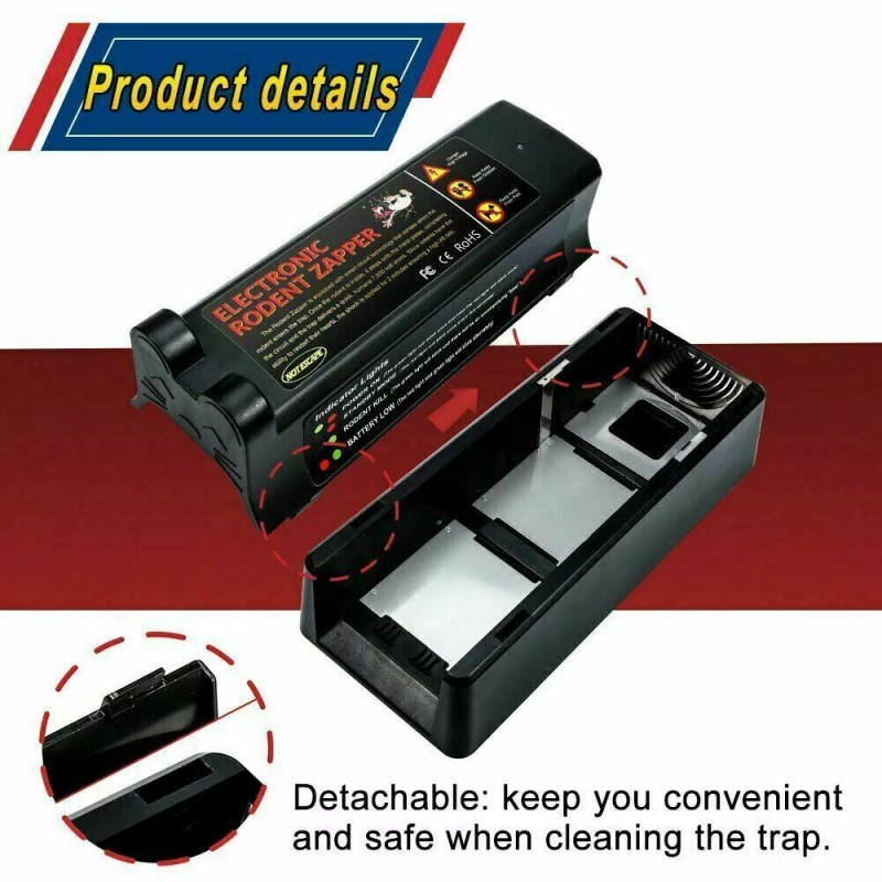 Fimax Electronic Mouse Trap Rat Killer Victor Pest Control Electric