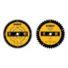 DEWALT Miter Saw Blade Combo Pack, 12” Blades, 40 Tooth