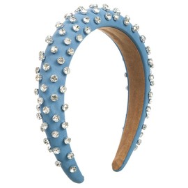 scicent Headbands for Women Vintage Crystal Hair Bands for Girls Wide Alice Bands Non-Slip Head Band for Costume Party Hair Accessories for Girls Fashion Head Hoop - 25914