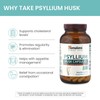 Himalaya Psyllium Husk Capsules 180 Count Vegan Fiber Supplement for