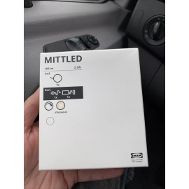 IKEA MITTLED LED Spotlight Dimmable White 404.536.45 Brand New