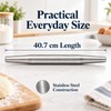 Stainless Steel Rolling Pin for Dough and Dumplings – Smooth
