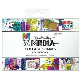 Dina Wakley Media Collage Sparks - Collection 1