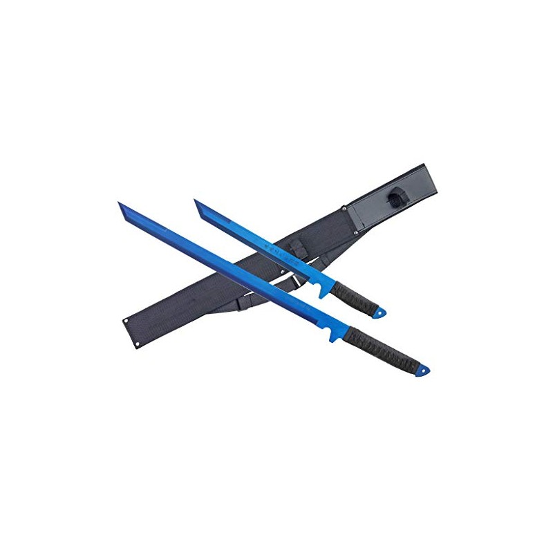 Blazing Steel Last Samurai Sword Fantasy Machete Set with Nylon