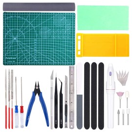 Kit de Herramientas para Modelado Gundam, 33 Piezas, para Ensamblaje Básico, Construcción y Reparación de Modelos