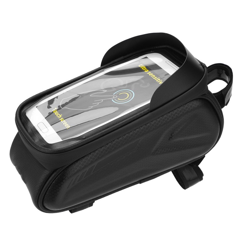 Bike Phone Front Frame Bag Waterproof Reflective Bicycle Phone Mount